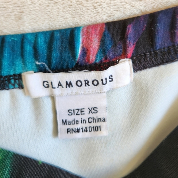 Glamorous Brand XS Pencil Skirt - Floral Pattern and Versatile Stretch - Picture 4 of 4